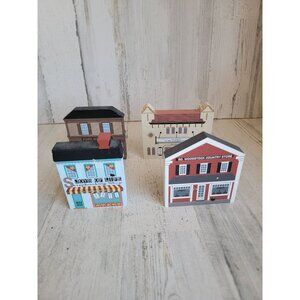 Vintage cat of meows scrapbooking shop movies‎ theater wooden block set